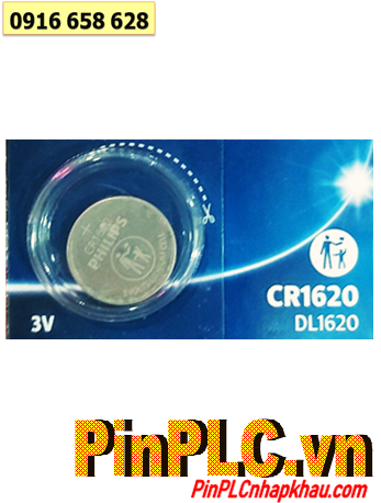 Pin CR1620 _Pin Philips CR1620; Pin 3v lithium Philips CR1620 chính hãng